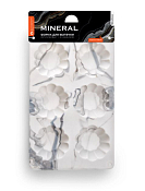 "Mineral" Форма для выпечки силиконовая 6 маффинов Кексы 27х16.5см