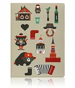 Обложка для паспорта "Miusli Russia" 10х13,5см