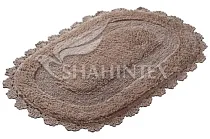 SHAHINTEX ZEFIR Коврик для ванной 50х80см, цв.бисквитный