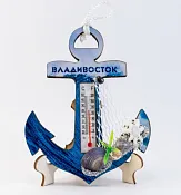 Термометр "Владивосток Якорь" 13х9см