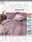 "Capriccio" Комплект постельного белья, евро, цв. ягодный, 50х70см, полисатин