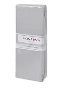 "Mona Liza" Простыня на резинке 180х200х25см, цв.серый