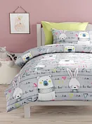 "GUTEN MORGEN" Комплект детского постельного белья "Цирк" 1,5сп, 50х70см,сатин