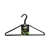 Н-р вешалок металл. с антискользящим покрытием 41х21см, 5шт., цв.черный