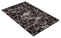 SHAHINTEX DIGITAL PRINT Коврик придверный влаговпитывающий с тиснением соты "Мрамор" 40х60см