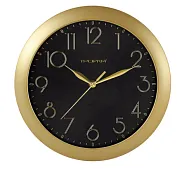 Часы настенные "Золото на черном" 29см