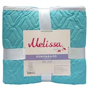 "Melissa" Покрывало 200х220см, цв.бирюзово-белый