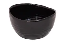 "Black&White" Салатник 17х9,5см, круглый, цв.черный