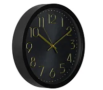 Часы настенные "Стоун" 30,5см, цв.черный