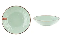 "Ornament" Green Тарелка суповая 20см. цв. зеленый