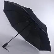 "ArtRain" Зонт мужской, 3 слож., автомат, цв.черный
