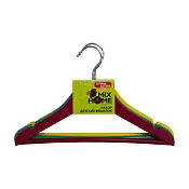 "Kids" Н-р вешалок деревянные, 3шт, 30х12см, 3цв.