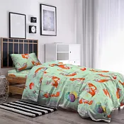"КиндерСон" Комплект постельного белья "Зверята" 1,5сп, 70х70см, поплин