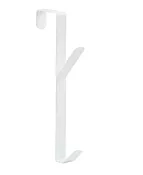 "Loft white" Крючок на дверь, двойной 1,5х18х9см