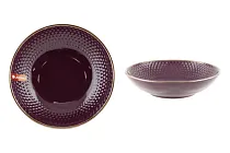"Ornament" Burgundy Тарелка суповая 20см