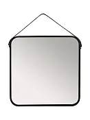 Зеркало настенное "LOFT" 50х50см, цв.черный