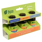 "Банные штучки" Набор эфирных масел "С легким паром" 3шт, 15мл