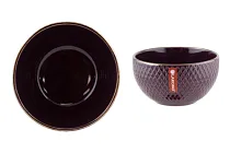 "Ornament" Burgundy Салатник 14см