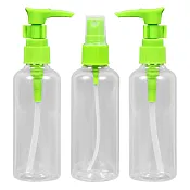 "Банные штучки" Набор флаконов для косметики в косметичке 3пр., 100мл, ПВХ