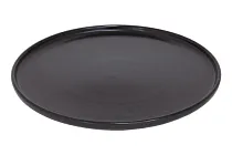 "Black&White" Тарелка 22,8х1,3см, круглая, цв.черный