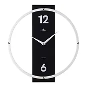 Часы настенные "Time" 30,5см, цв.черно-белый