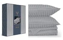 "Viva la Vita" Комплект постельного белья евро, 50х70см, 70х70см цв.с-серый, сатин