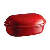 Форма для выпечки хлеба 34х22х15см цв.гранат