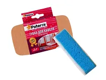 "PATERRA" Губка для сантехники, трехслойная 15х8х4,5см