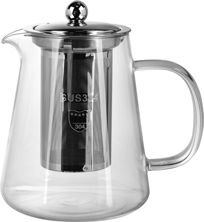 Чайник заварочный с металлическим фильтром 950мл, в п.у.
