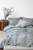 "Capriccio" Комплект постельного белья, семейный, цв.серый, 70х70см, полисатин