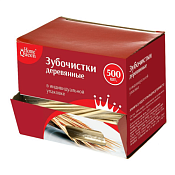 "Home Queen" Зубочистки в индивидуальной упаковке, 500шт.