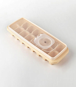 Форма для льда "Ice cube" 16 ячеек, 30х11х4,5см, цв.бежевый