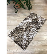 "ZALEL"DECORATIVE" Коврик универсальный "Leopard" 80х150см, цв.бежевый