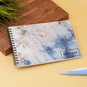 Скетчбук "Gold on marble" 14х20см