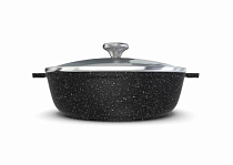 "Neva Granite" Жаровня со стекл. крышкой 24см, 2,5л