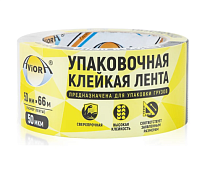"AVIORA" Лента клейкая, упаковочная 5смх66м, 50мкм