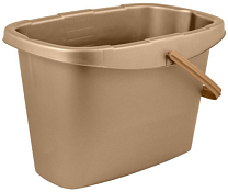 Ведро "Wood" 13л, 38х28,5х25см, цв.коричневый