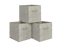 "VALIANT" MONET MORNING Набор коробов стеллажных без крышки 3шт, 28х28х28см