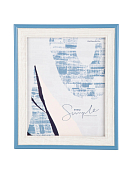 Фоторамка "Classic" 20х25см, цв.голубой, белый