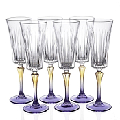 "RCR"Gipsy" Набор бокалов для шампанского 6шт, 210мл