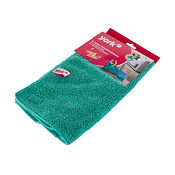 "YORK" Салфетка для пола из микрофибры двусторонняя с застежкой 50х60см