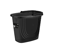 "Black" Ведро 10л 32,5х20х28см, цв.черный
