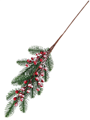 Ветка декоративная "Зимняя сказка" 60см