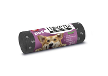 "GRIFON" Мешки биоразлагаемые для выгула собак ПНД, 22х33см, 20шт. 15мкм