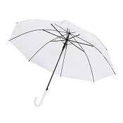 Зонт женский, трость, цв.прозрачный