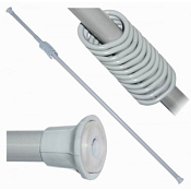 "ZALEL" Карниз для штор "Prima Vanna" 120-210см, цв.серый