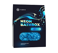 "Neon bathbox" Соль для ванны с шиммером 350гр, цв. синий