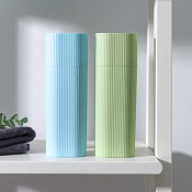 Футляр для зубной щетки и пасты 6,5х4,5х19,5см, цв.ассорт