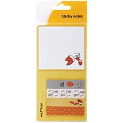 Блок для заметок с закладками "Fox&Rabbit" 7,4х7,4см, в ассорт.