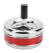 Пепельница "Форма" 9см, цв.красный